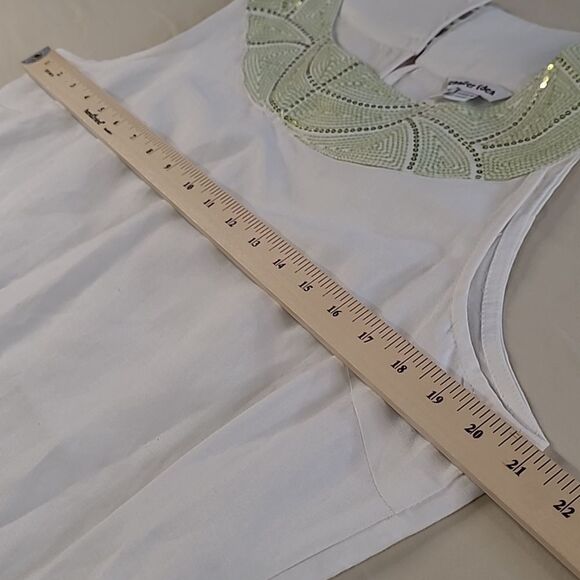 Jennifer Eden sz 14 sleeveless belted tunic top. - Picture 7 of 15